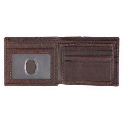 Crown of Thorns Espresso Brown Genuine Leather Wallet