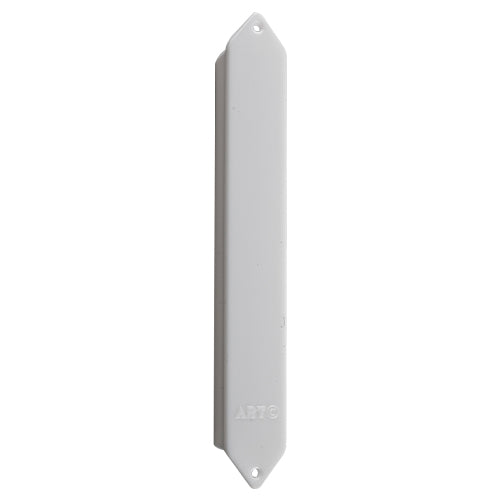 White and Silver Plastic Mezuzah