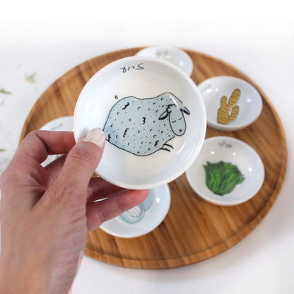 Passover Seder Plate (Colored Illustrations)