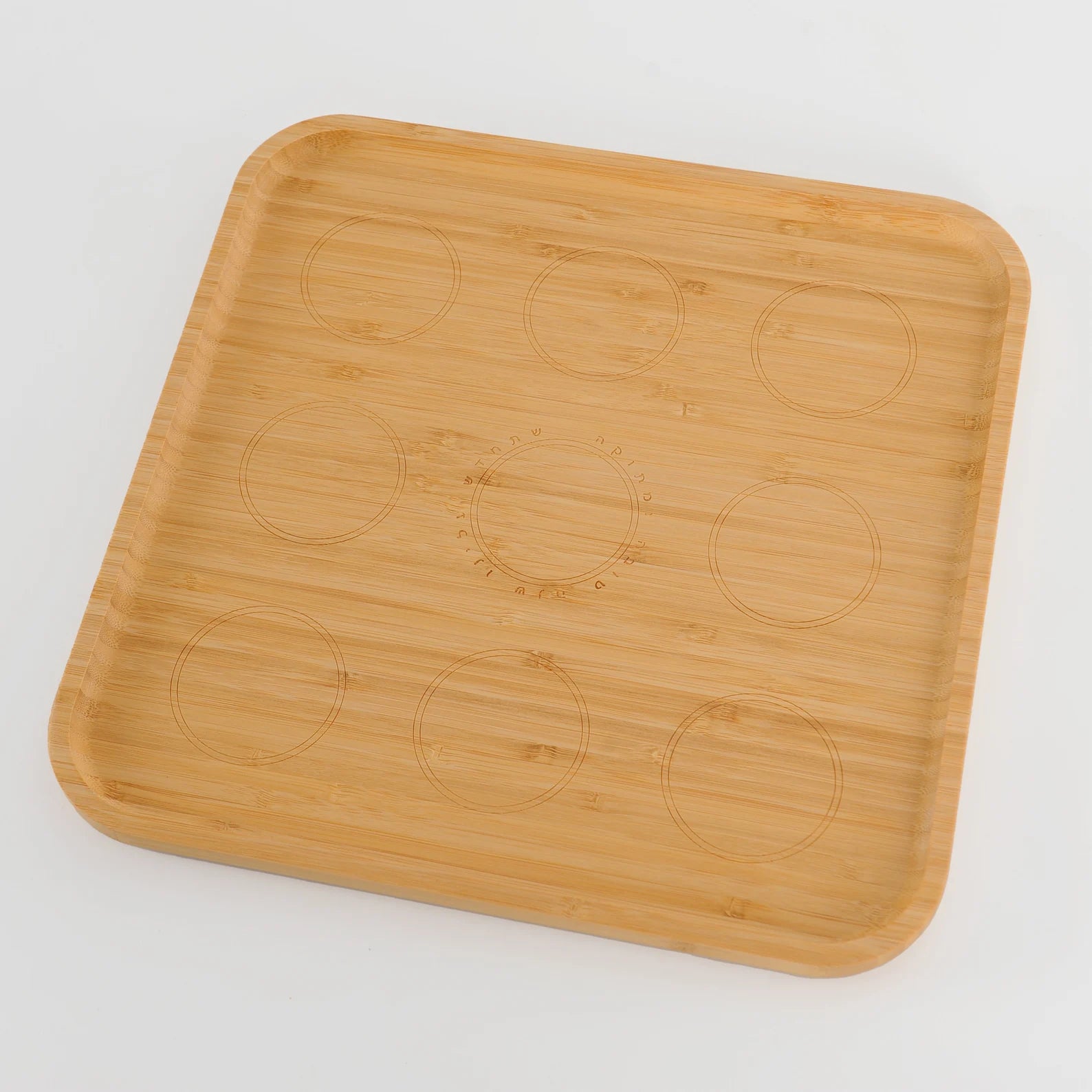 Bamboo Rosh Hashanah plate