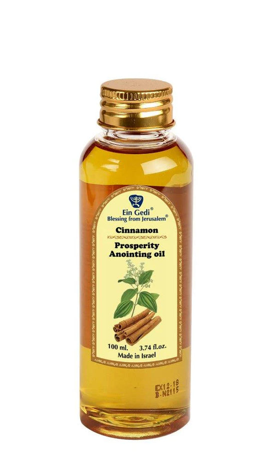 Ein Gedi Cinnamon Prosperity Anointing Oil - 4 Sizes