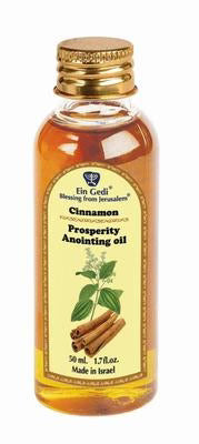 Ein Gedi Cinnamon Prosperity Anointing Oil - 4 Sizes