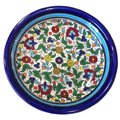 Armenian Multi-Floral Small Plate - Imperfect