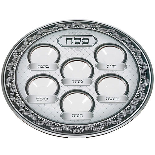 Passover Disposable Seder Plate - Sage