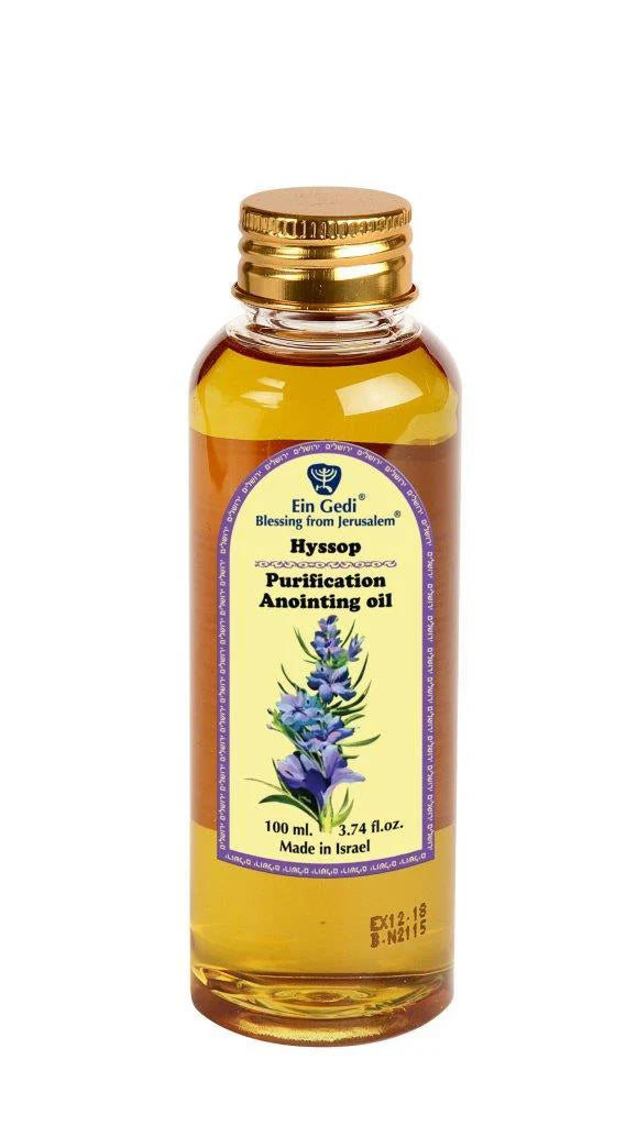Ein Gedi Hyssop Purification Anointing Oil - 4 Sizes