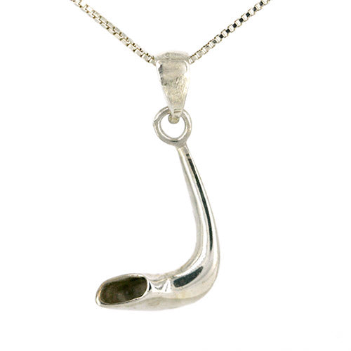 Ram Shofar Silver Necklace