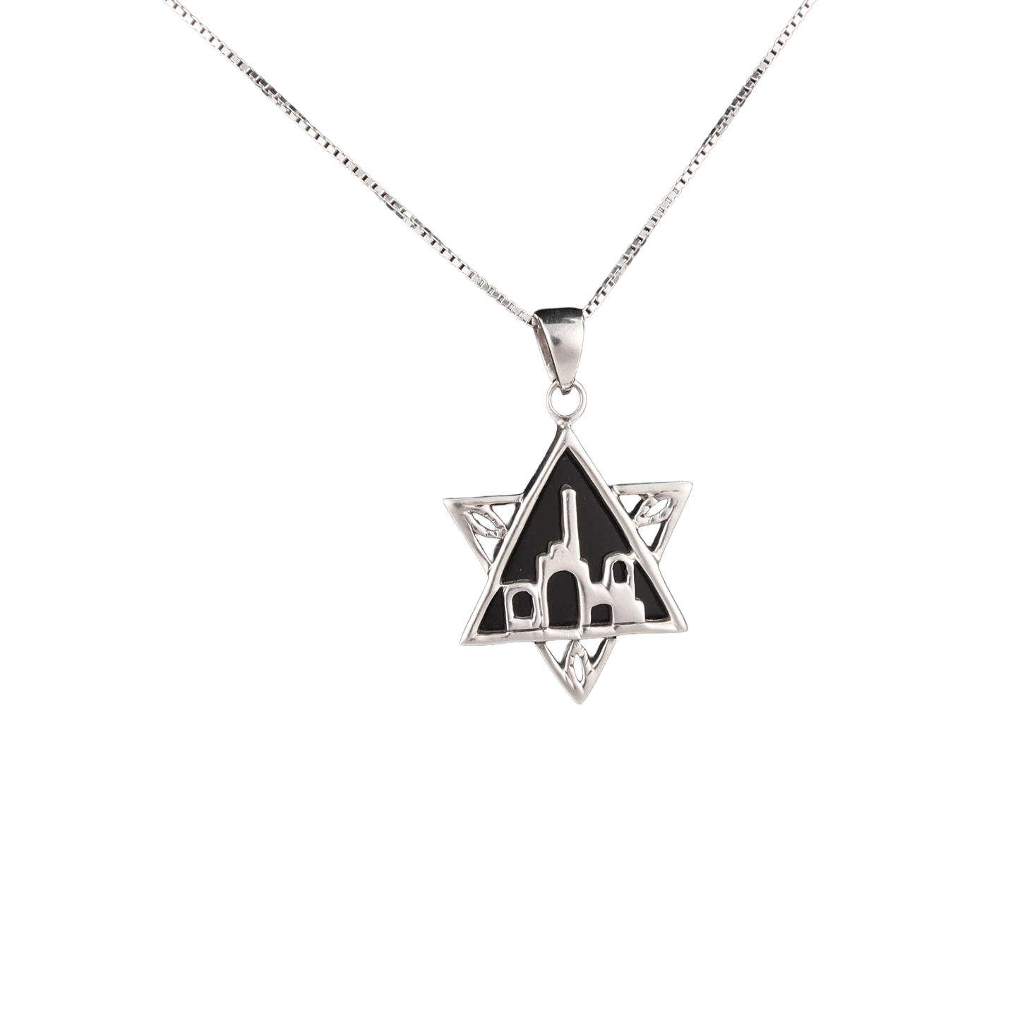 star of david black background