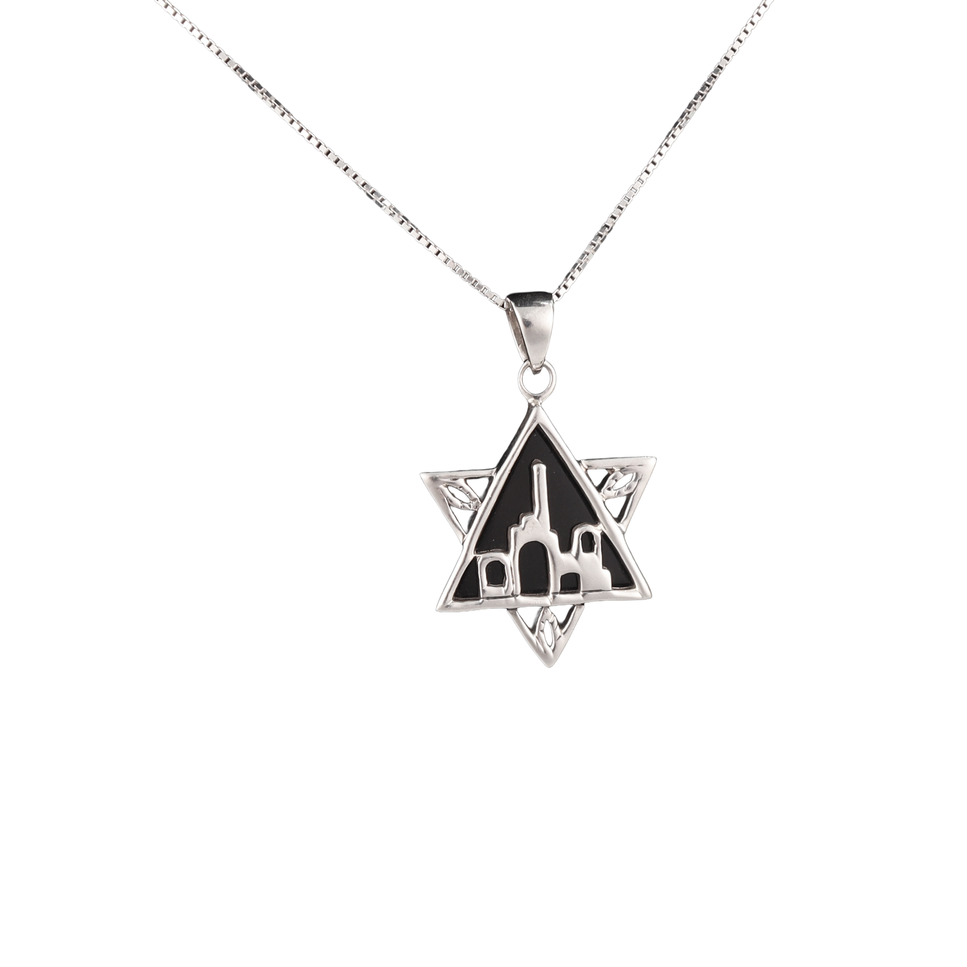 star of david black background