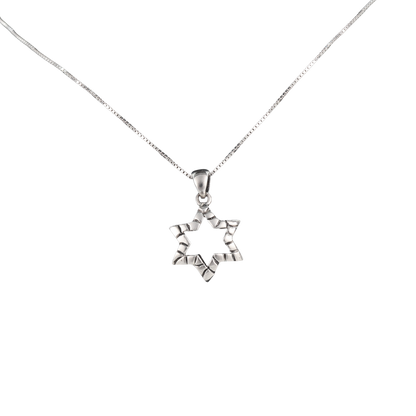 Star of David Wall Textured Necklace (Various)
