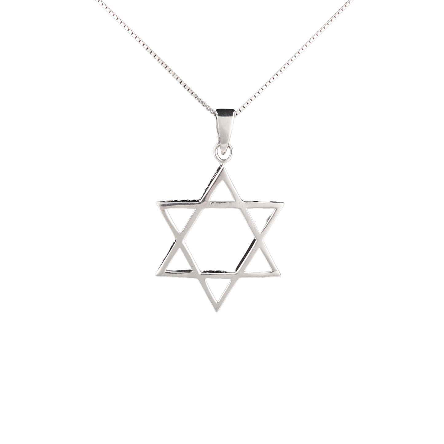 Star of David Silver Pendant