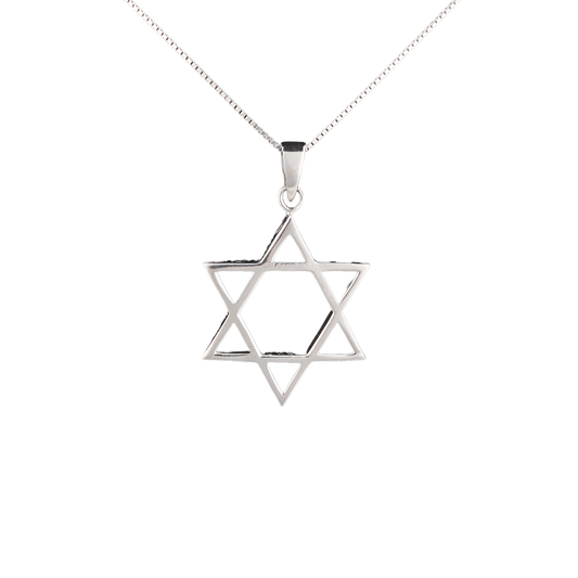 Star of David Silver Pendant