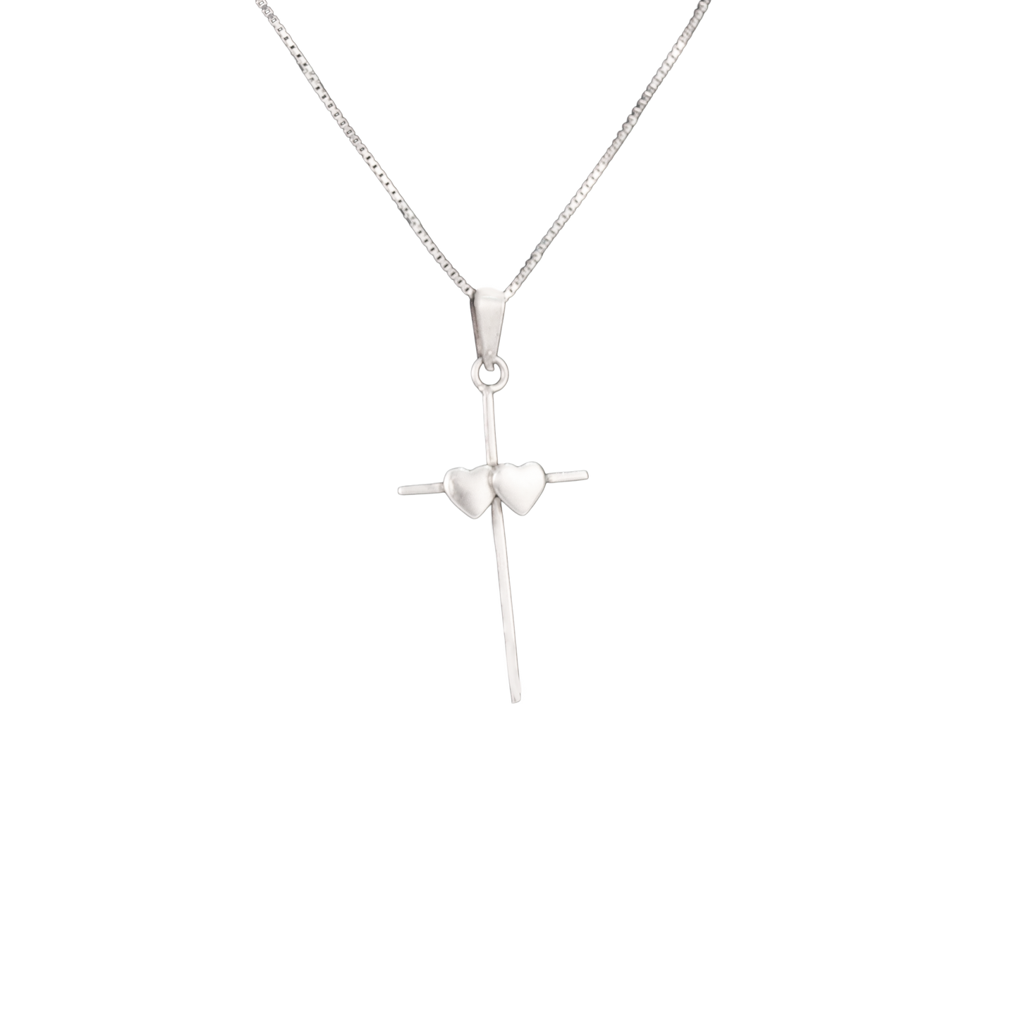 Cross With Hearts Pendant