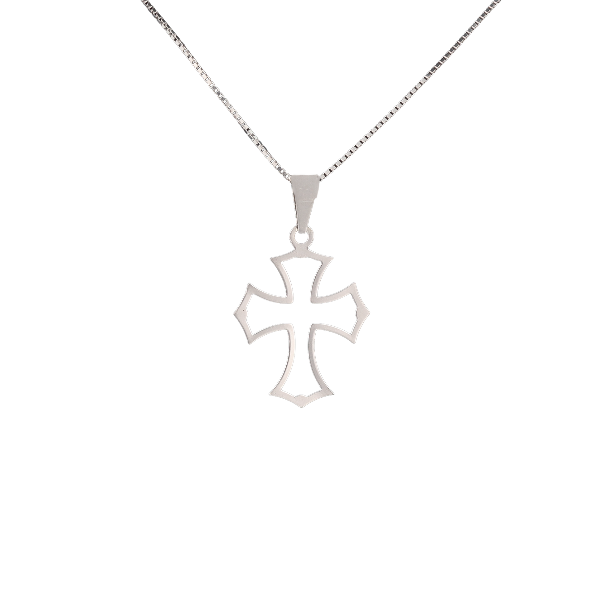 Sterling silver cross pendant 