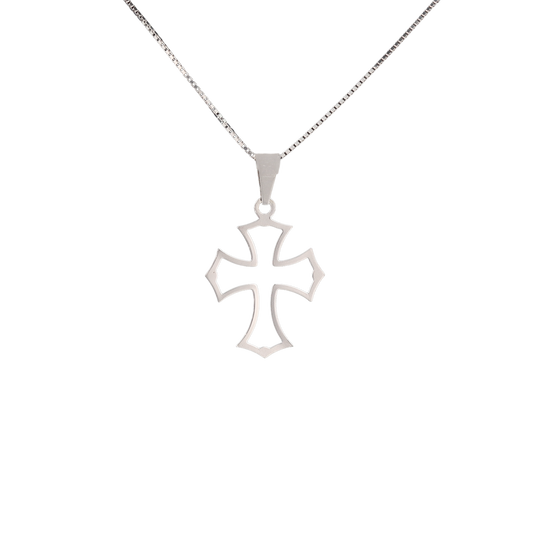 Sterling silver cross pendant 