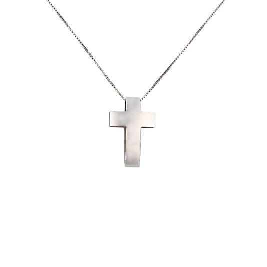 Sterling silver cross pendant