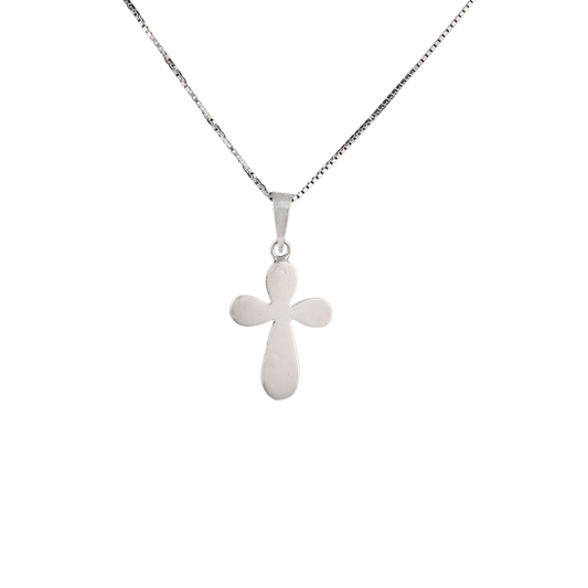 Sterling silver cross pendant