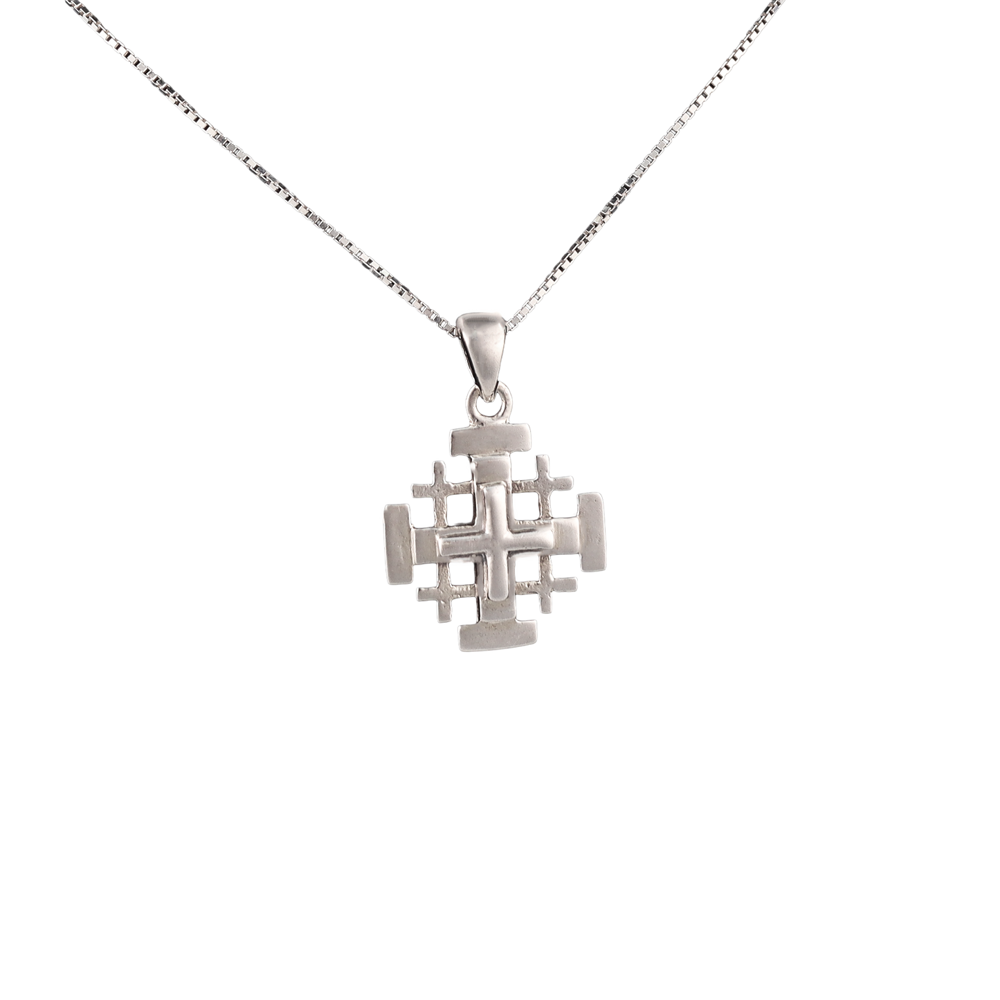 Jerusalem Cross Tiered Pendant