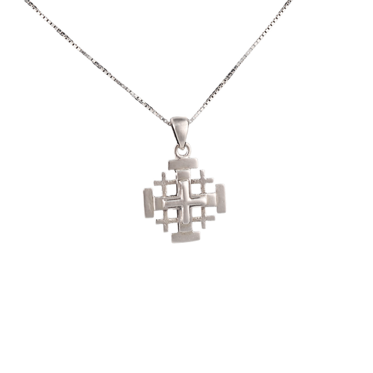Jerusalem Cross Tiered Pendant