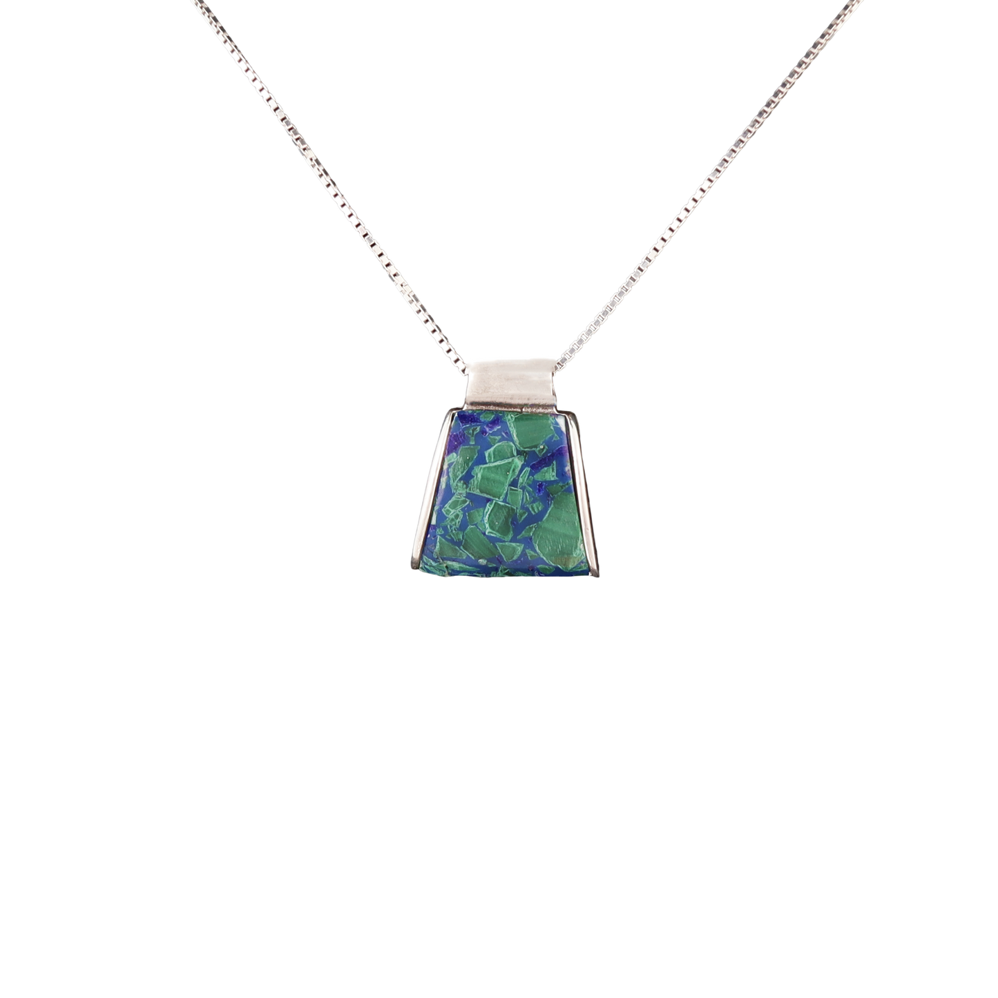 Eilat Stone Trapezoid Pendant