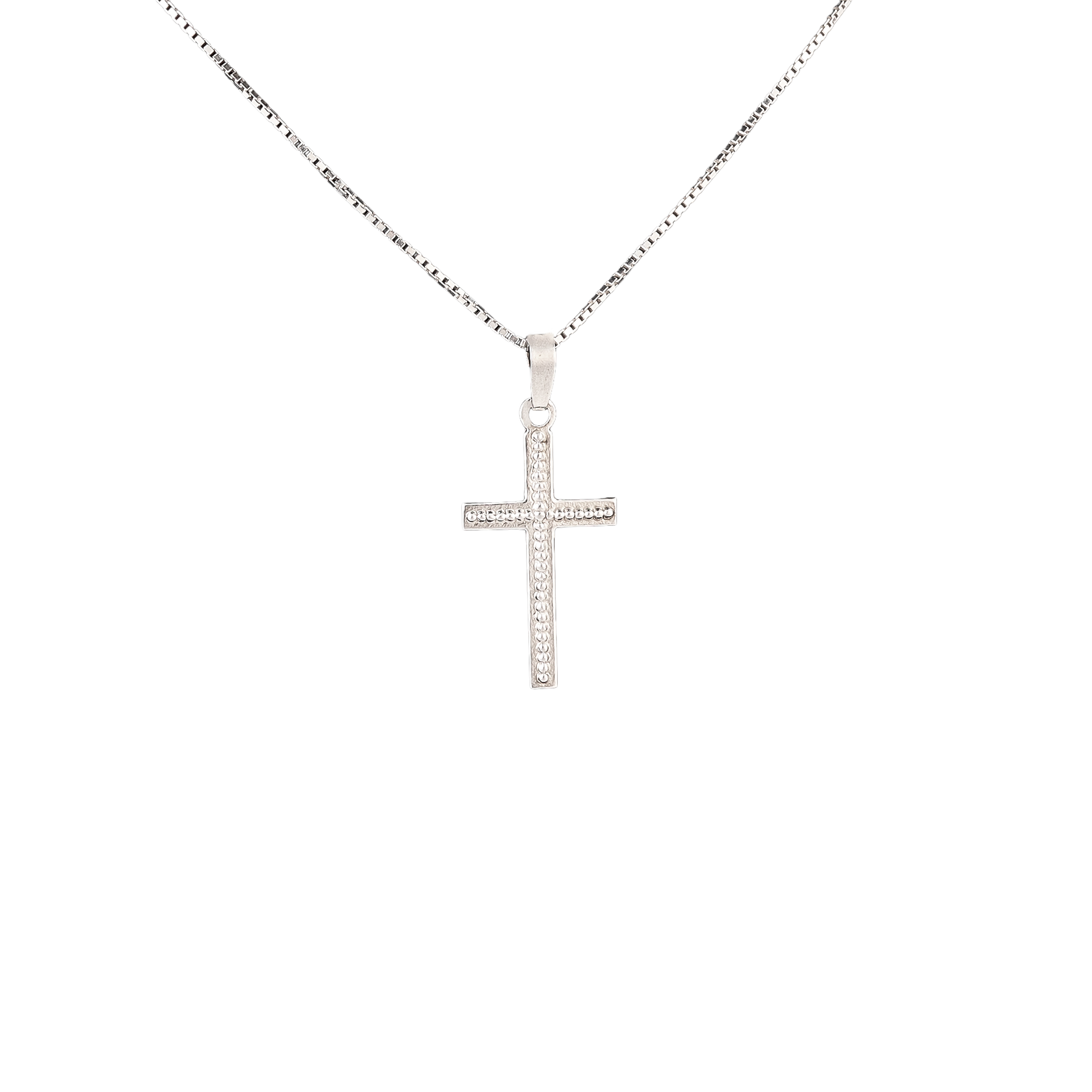 Beaded Cross Pendant
