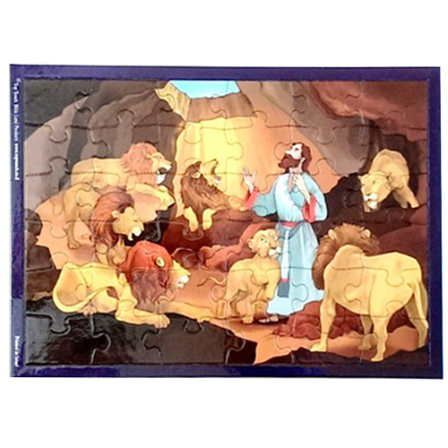 Daniel in the Lion's Den Puzzle in Frame