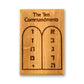 Olive Wood Magnet - Ten Commandments