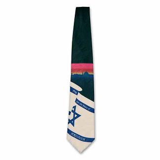Israeli Flag Necktie (Navy)