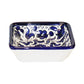 Israel Bread Dipping Set - Blue Floral