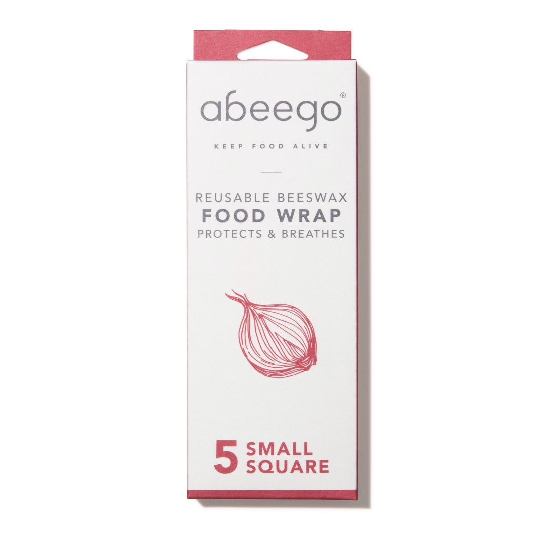 Abeego Small Square Food Wraps (Five)