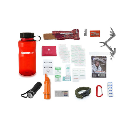 Emergency Zone All-In-One Premium Survival Bottle