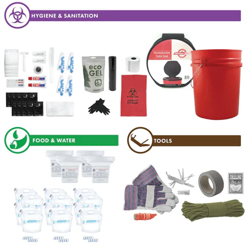 Emergency Zone Hurricane Survival Kit - 4 Person