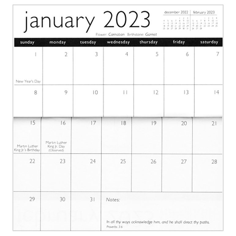 Amazing Grace 2023-24 Pocket Calendar – Holyland Marketplace