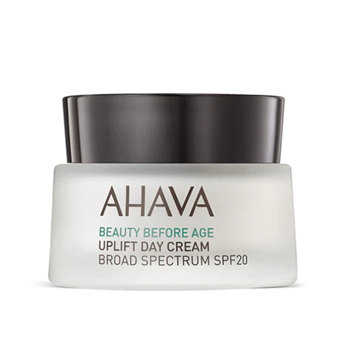 AHAVA Day Facial Cream SPF20 With Dead Sea Ferment extracts 1.7 fl oz glass tub