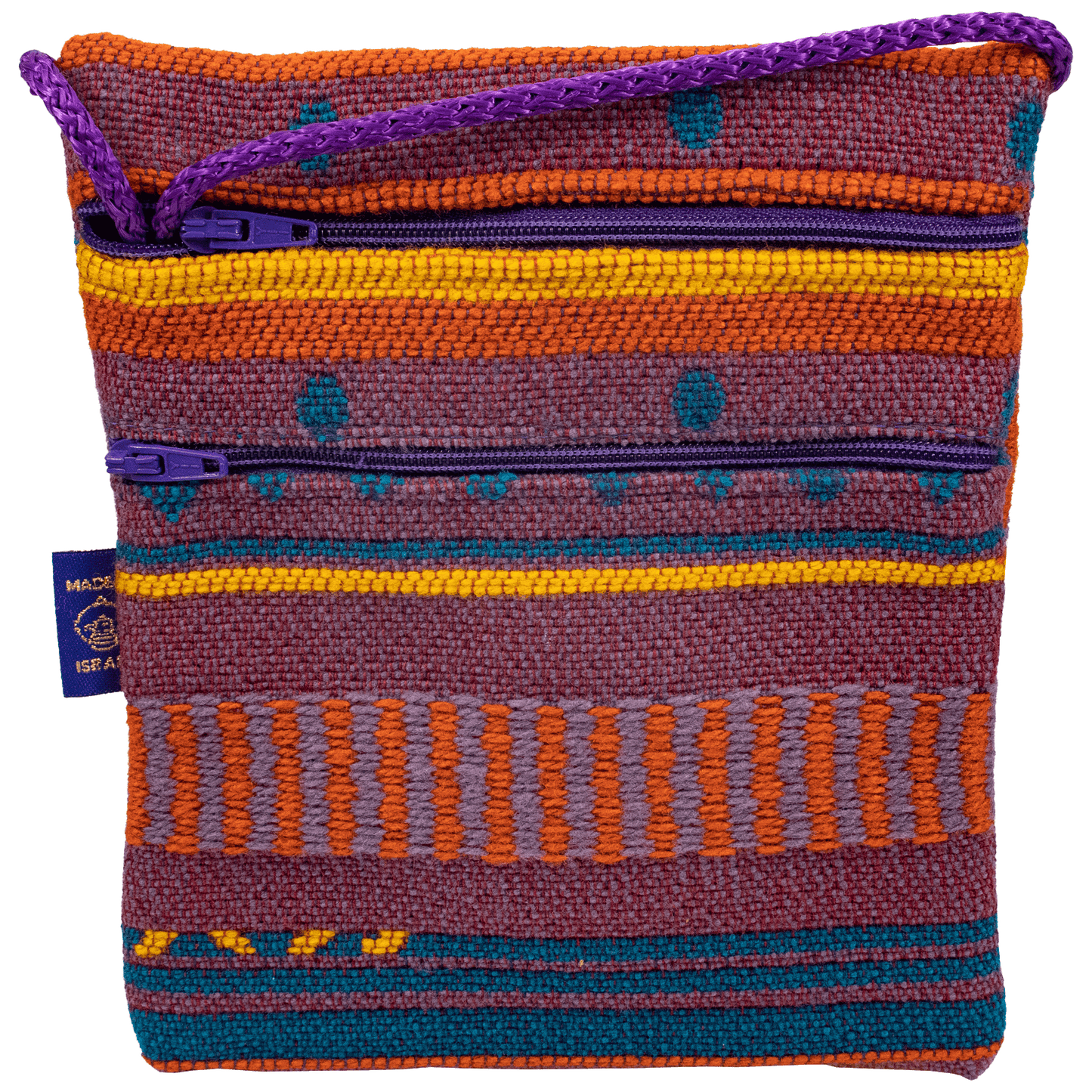 Crossbody purse desert sunset colored pattern