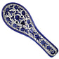 Armenian Floral Spoon Rest - Blue