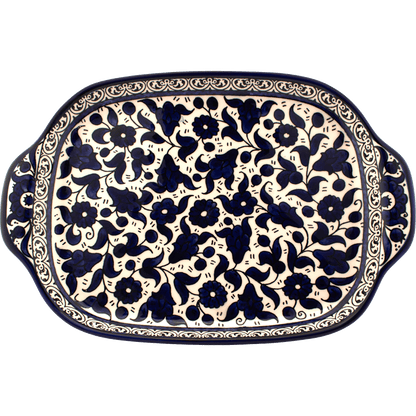 Armenian Ceramic Serving Tray - Large (Various Designs)