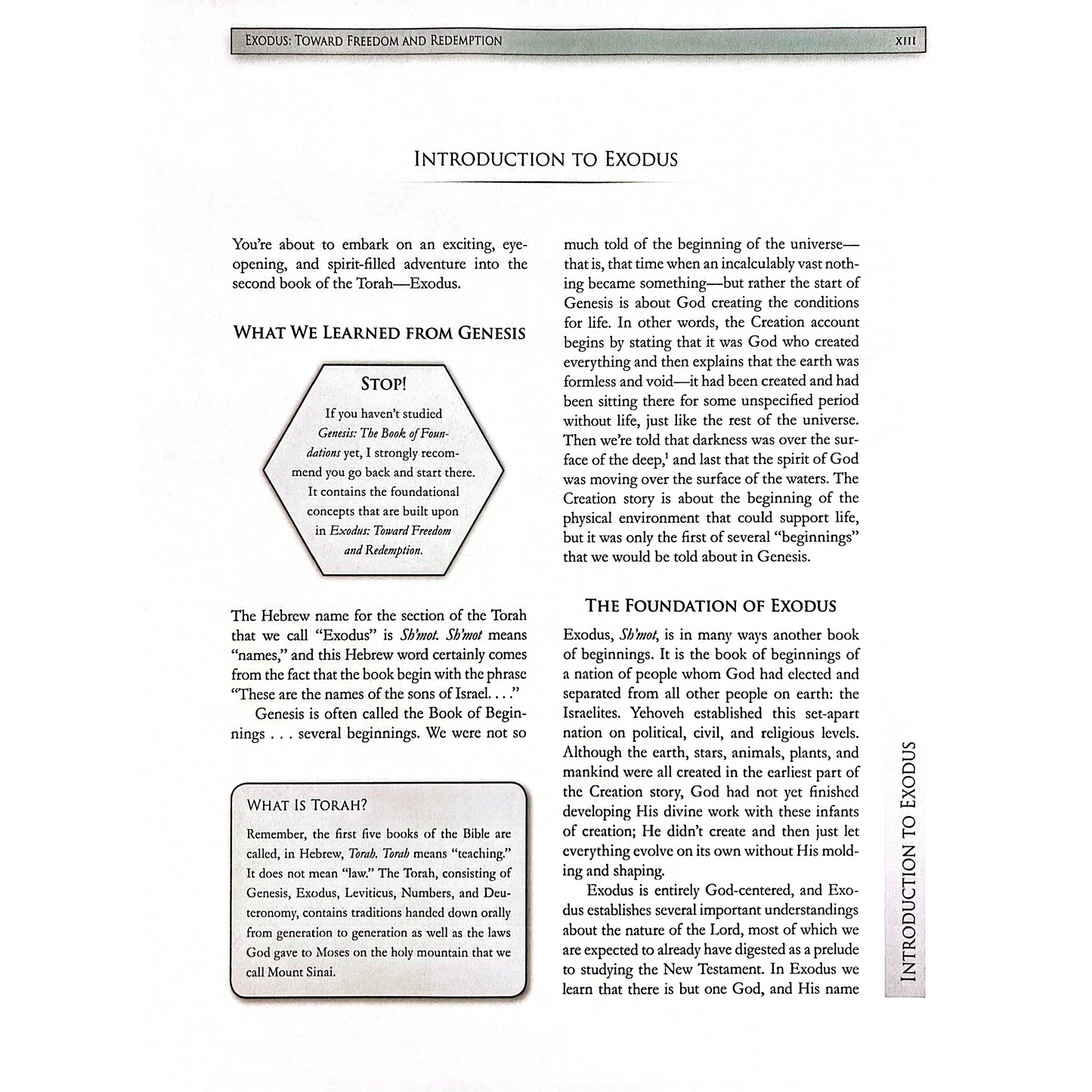 Exodus Homeschool Textbook (Printed Version)