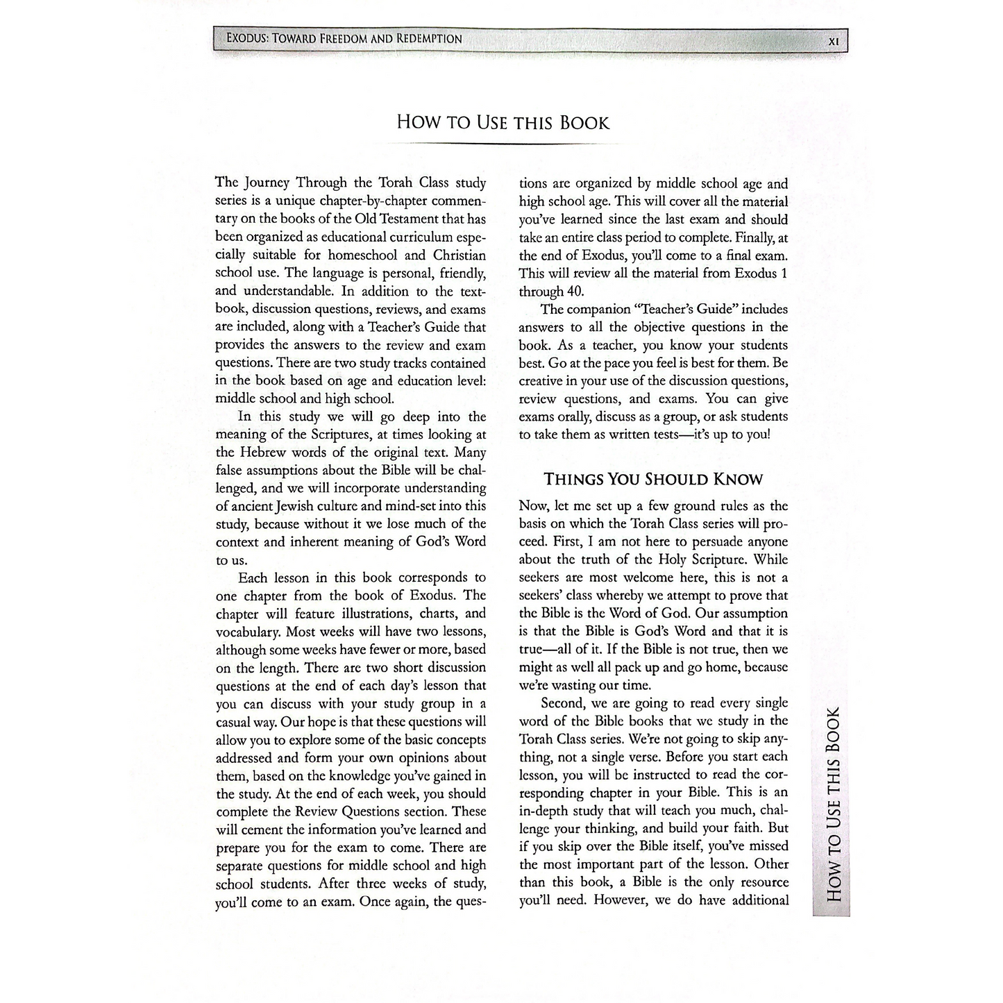 Exodus Homeschool Textbook (iPad, Epub)