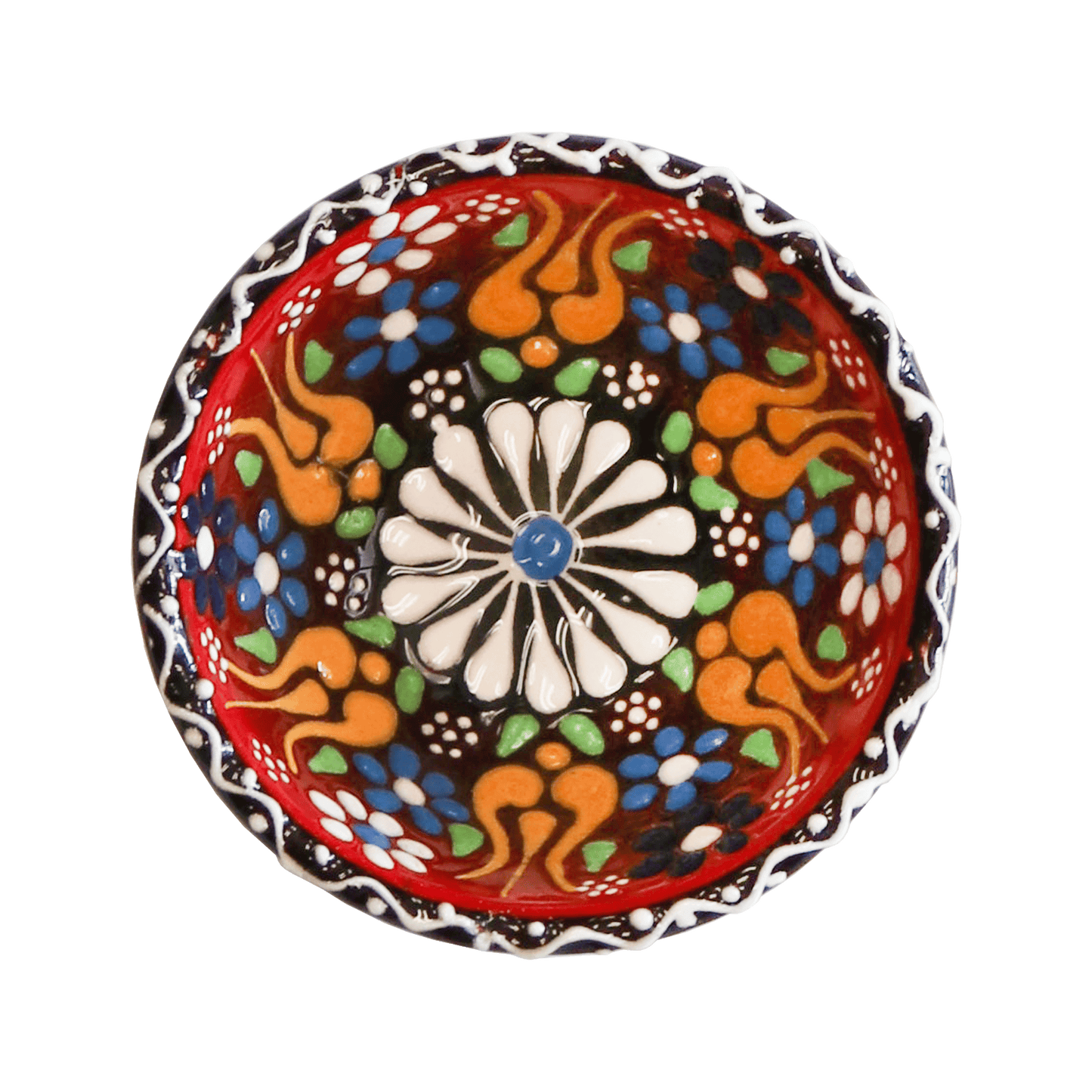 Israeli Bread Dipping Set - Red (Various Patterns)