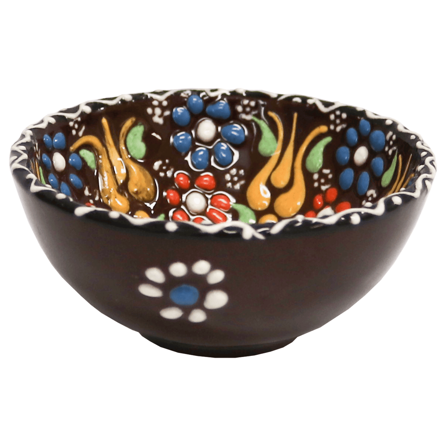 Israeli Bread Dipping Set - White Floral (Various Patterns)