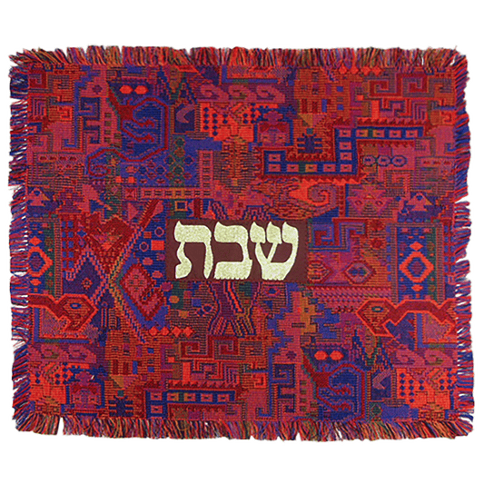 Challah Cover - Red/Purple Aztec