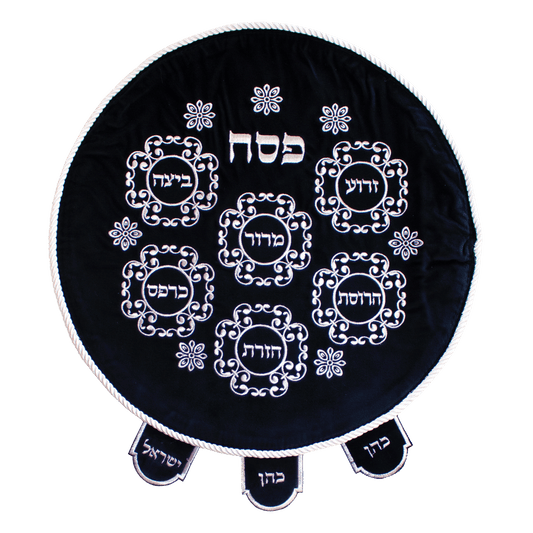 Passover Elements Velvet Matzah Cover