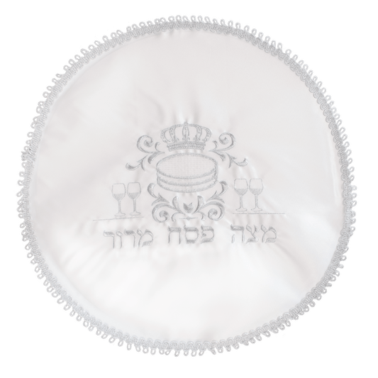Satin Passover Cover - Crown