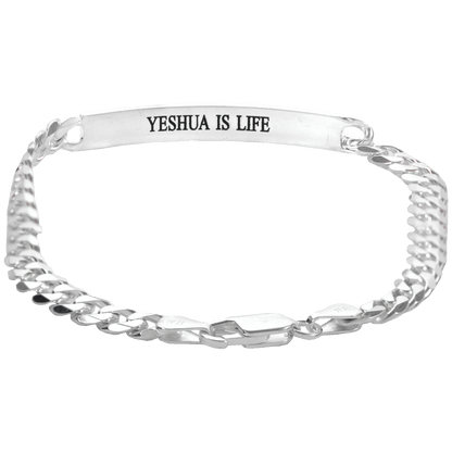 Yeshua is Life Silver Bracelet