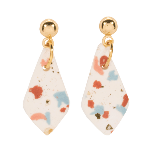 Handcrafted Clay Earrings - Multicolor
