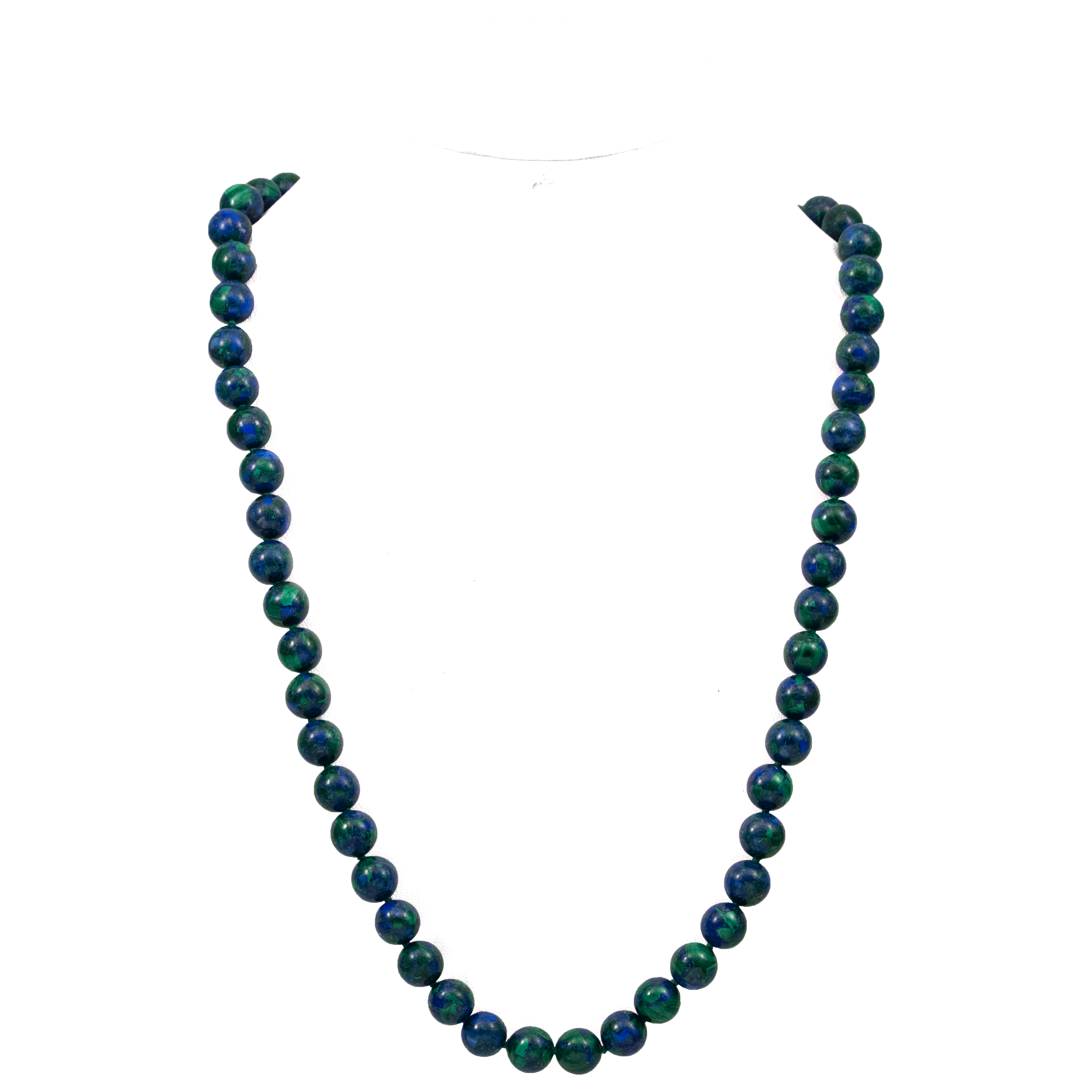 Beaded Necklace | Malachite & 925 Sterling Silver | Handmade with genuine,  semi-precious stones. – Stone & May