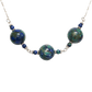 Eilat Stone Three Bead Necklace