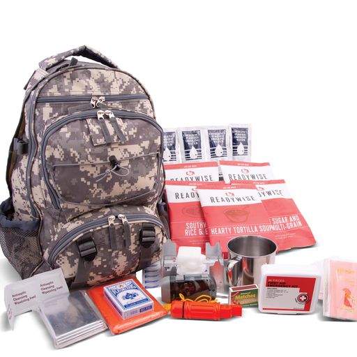 ReadyWise 64-Piece Survival Backpack (Camo)