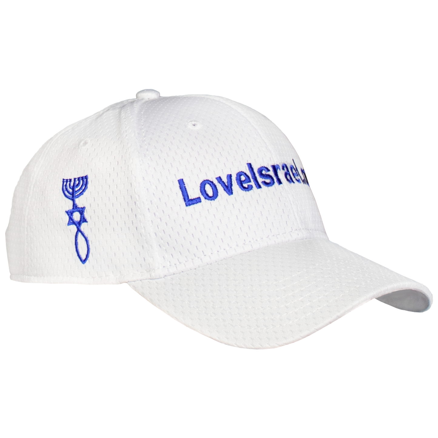 Loveisrael.org Baseball Cap (White)