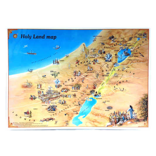 Placemat - Miracles of Jesus in the Galilee (2 sided)
